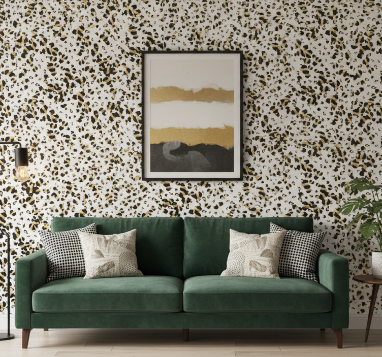 Animal wallpaper leopard print design - TenStickers