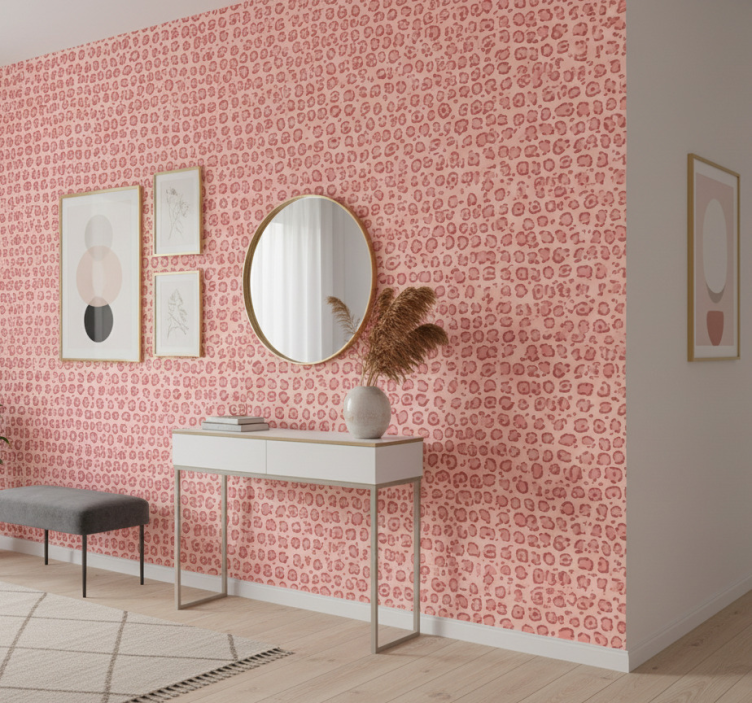 Animal wallpaper leopard spots - TenStickers