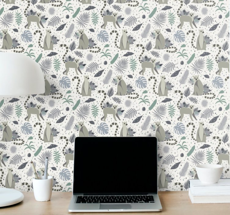 Animal wallpaper safari animal patterns - TenStickers