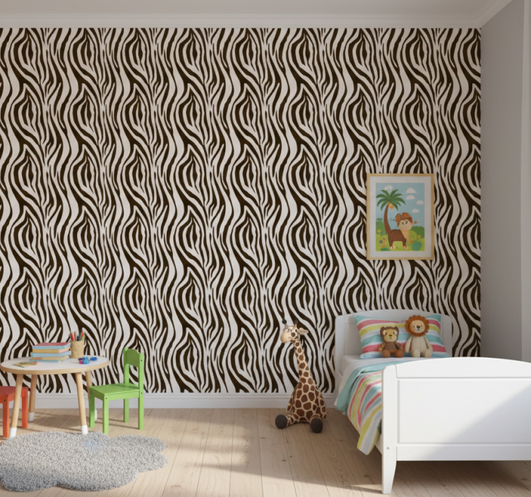 Animal wallpaper vintage animal print - TenStickers
