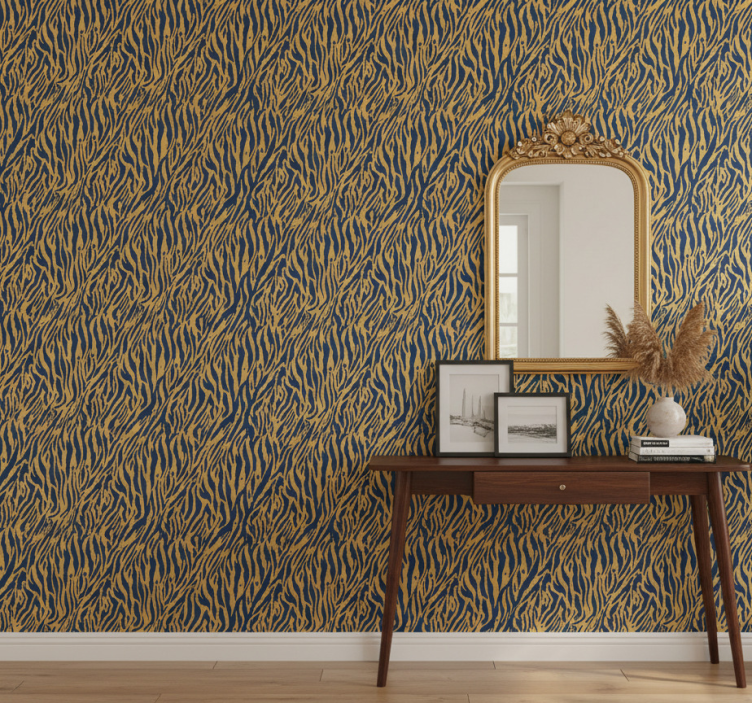 Animal wallpaper zebra stripe design - TenStickers