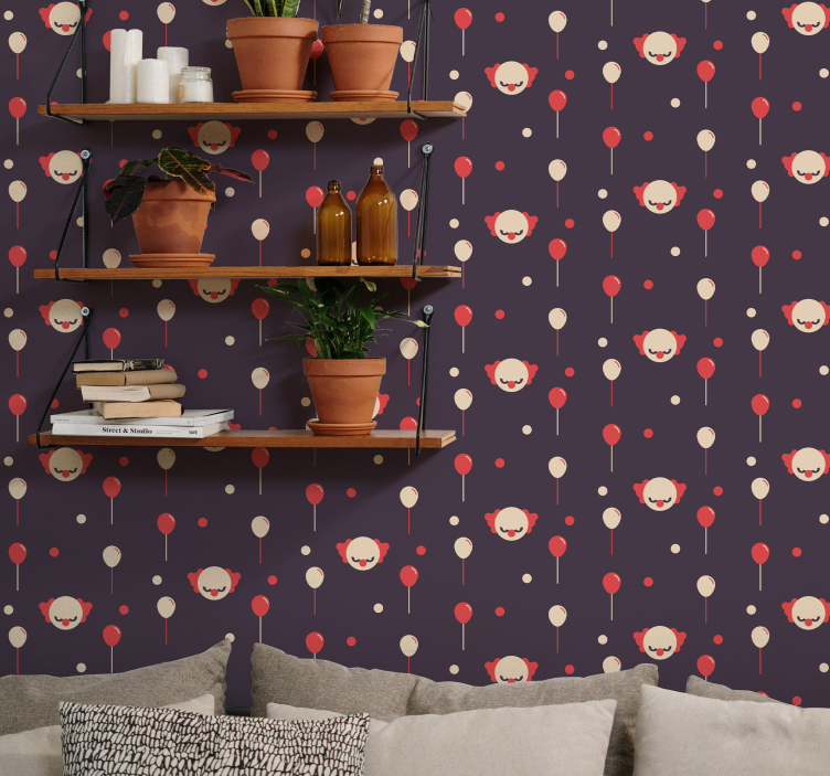 Balloon Dot Pattern polka dot wallpaper - TenStickers