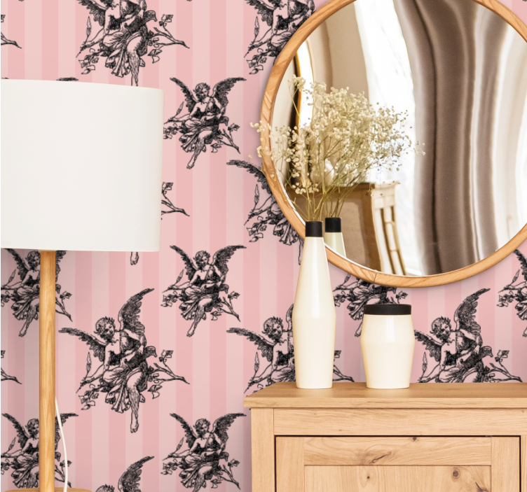 Baroque Cherubs baroque wallpaper - TenStickers