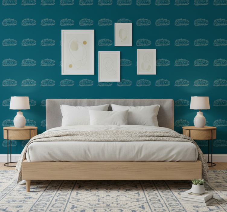 Bedroom wallpaper sea cucumber in water - TenStickers