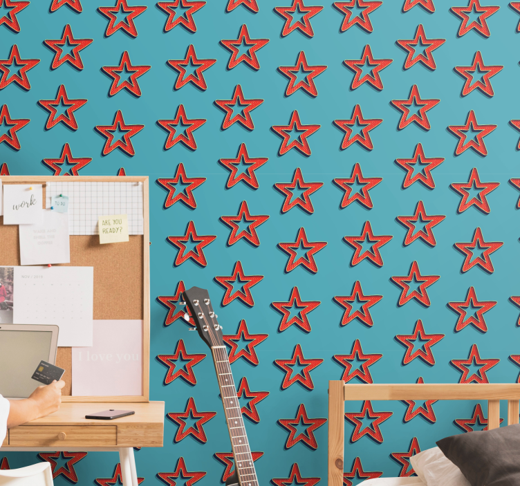 Star wallpaper celestial star design - TenStickers