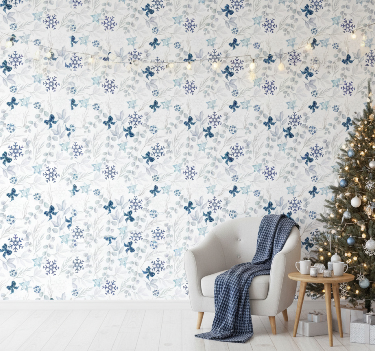 Christmas wallpaper for a festive atmosphere - TenStickers