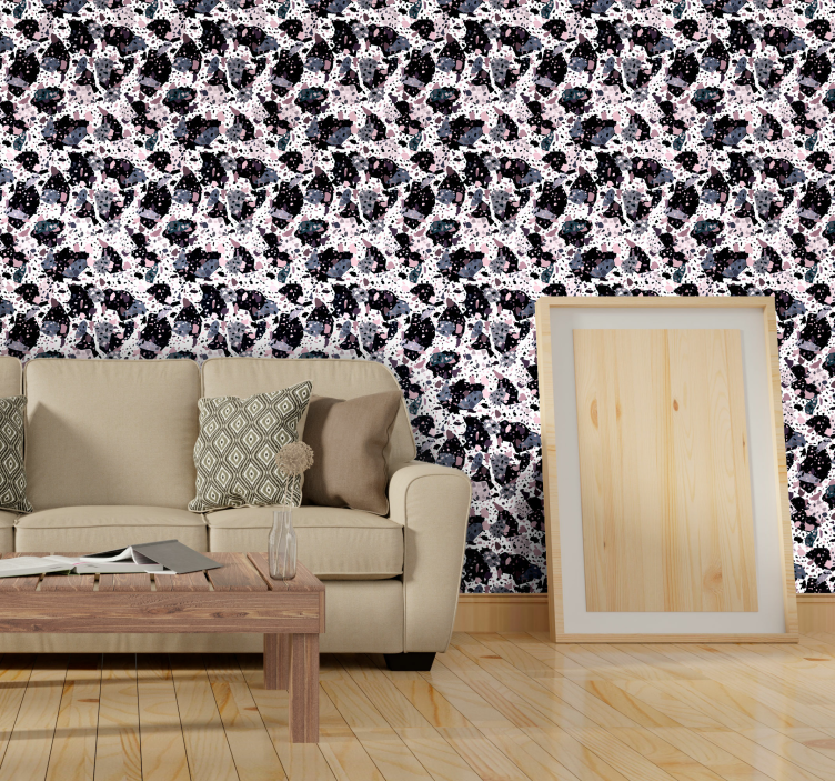 Conceptual Camouflage abstract wallpaper - TenStickers