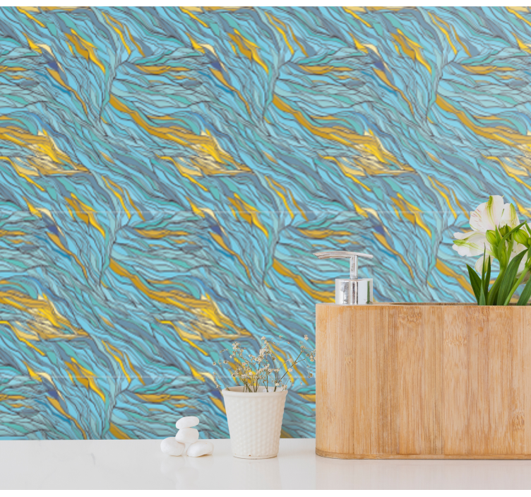 Conceptual Natural Movement abstract wallpaper - TenStickers