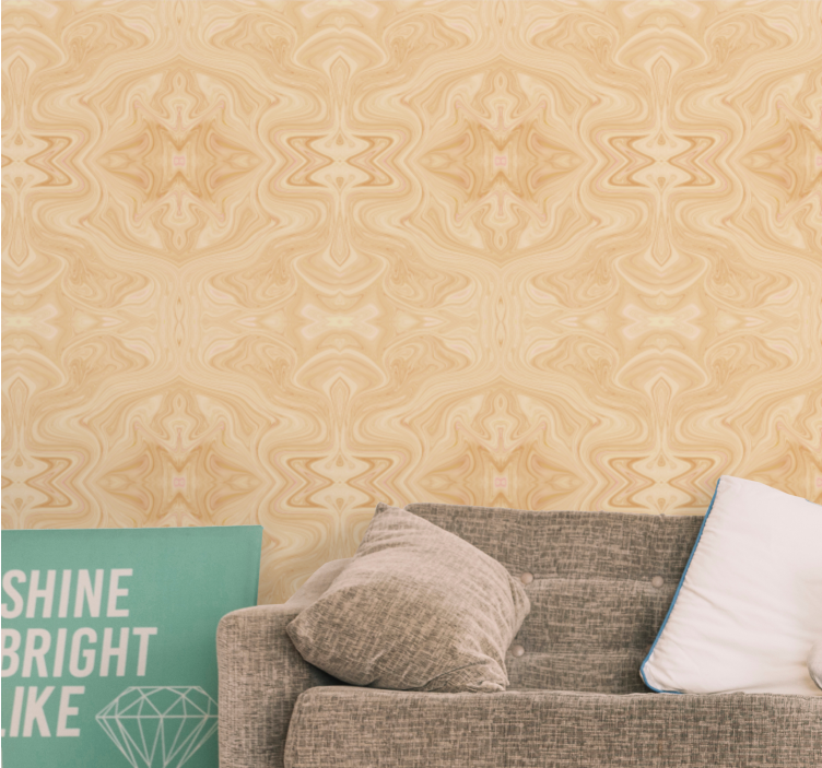 Elegant Marble Effect textured wallpaper - TenStickers