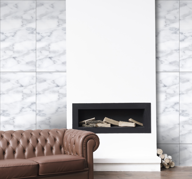 Elegant marble marble wallpaper - TenStickers