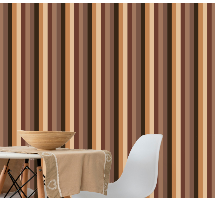 Elegant Striped Ambiance vertical stripe wallpaper - TenStickers