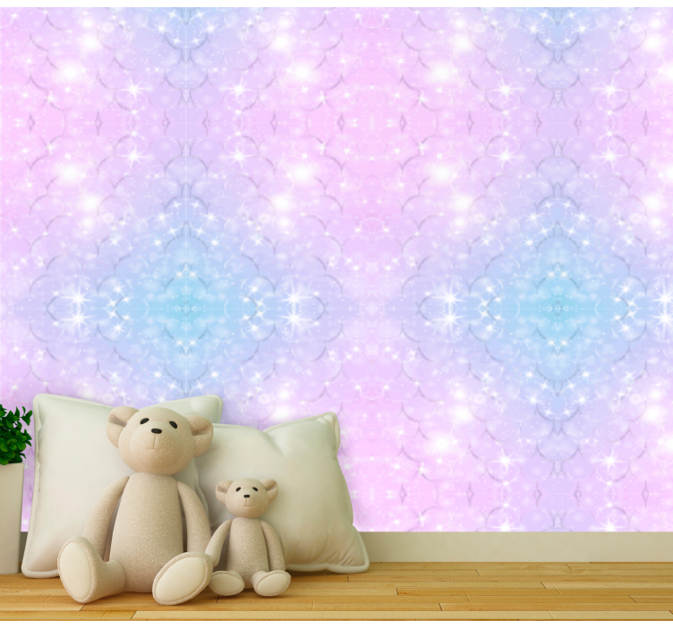 Enchanted Sparkles abstract wallpaper - TenStickers