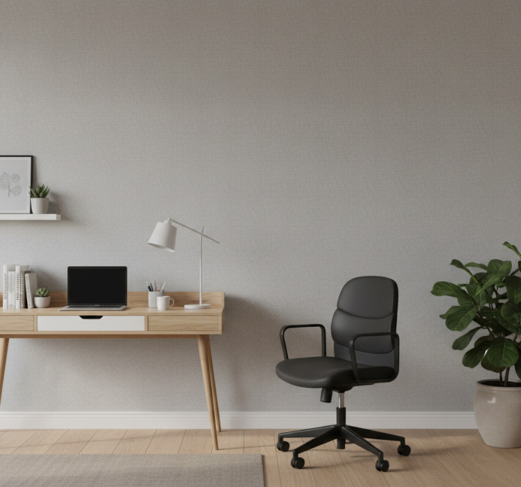 Grey translucent office wallpaper - TenStickers