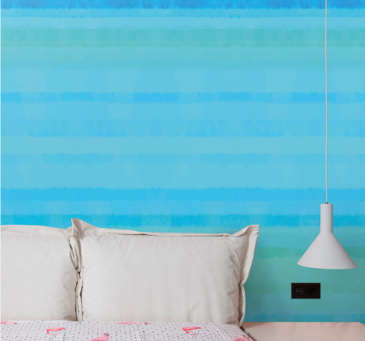 Horizontal striped wallpaper horizontal stripes panorama - TenStickers