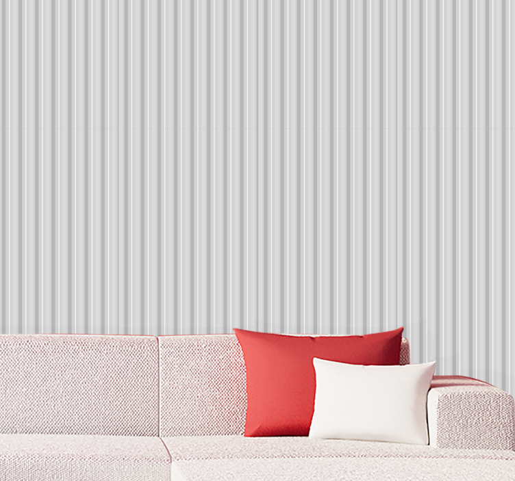 Horizontal striped wallpaper subtle striped design - TenStickers