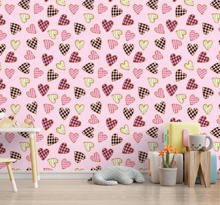 Ice Cream Cones personalized wallpaper - TenStickers