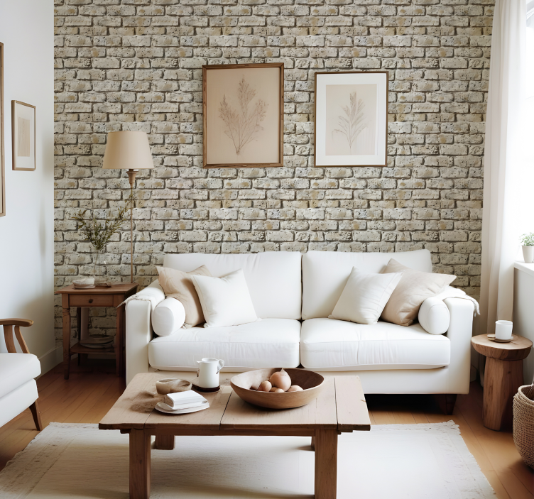 Irregular pattern stone wallpaper - TenStickers
