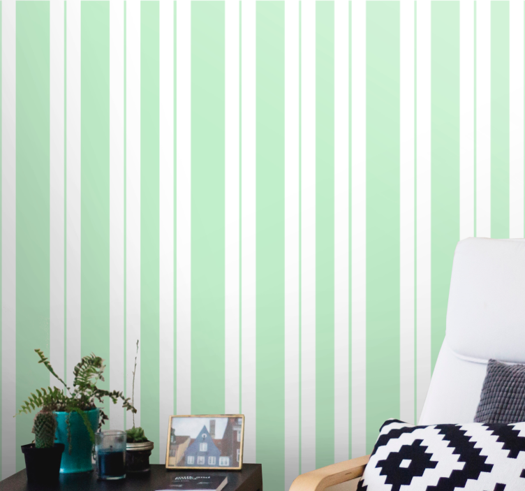 Lined Pure Sophistication horizontal striped wallpaper - TenStickers