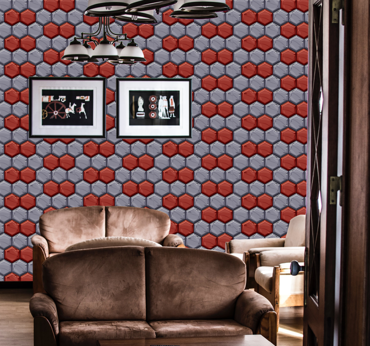 Love Brick effect Wallpaper - TenStickers