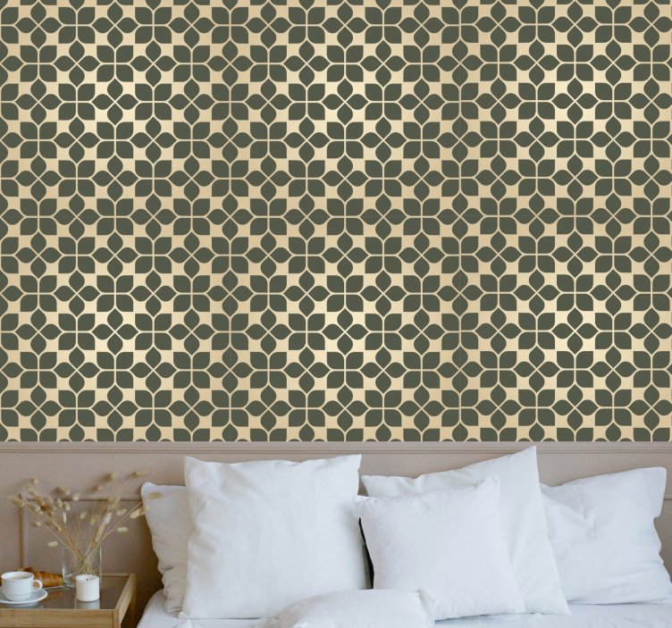 Luxurious Gold Patterns Modern Wallpaper - TenStickers