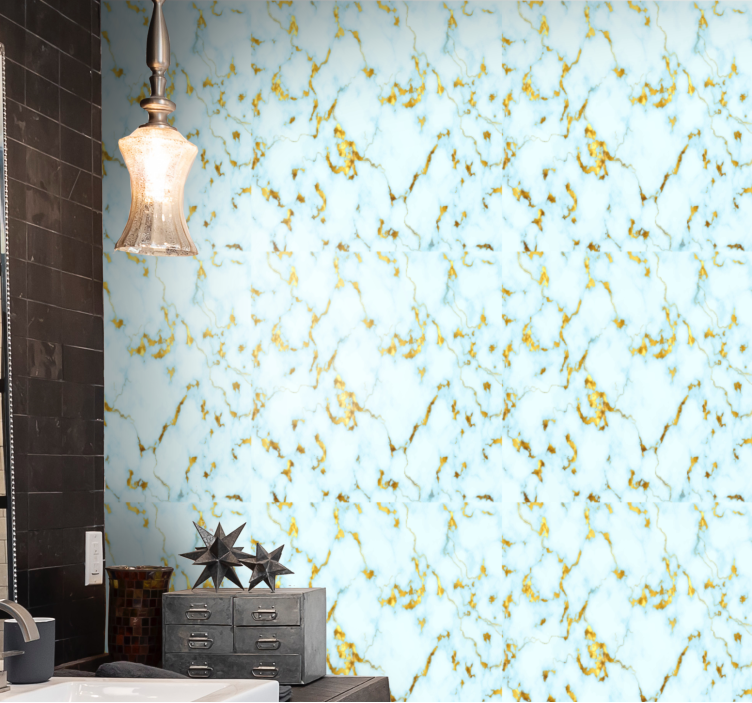 Marble wallpaper marble veins design - TenStickers