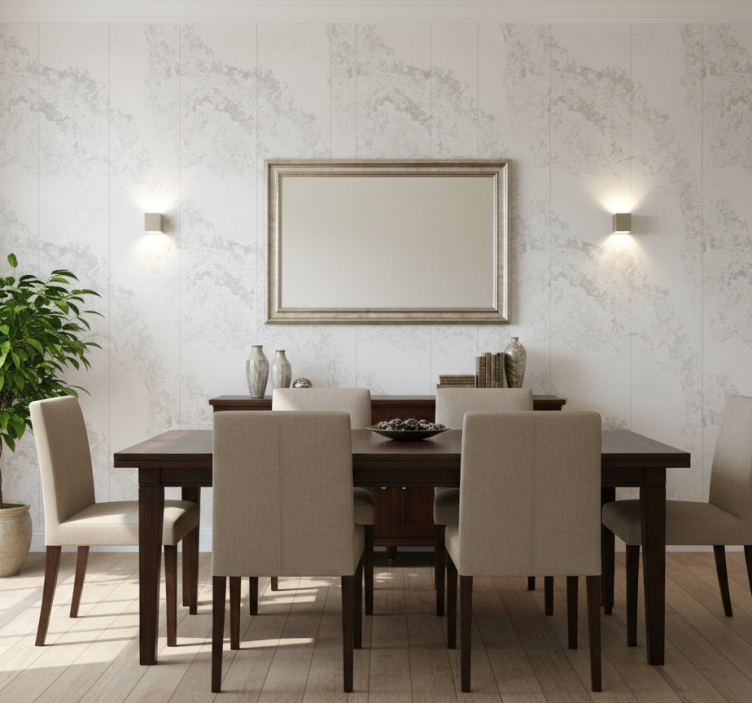 Marble wallpaper soft grey texture - TenStickers