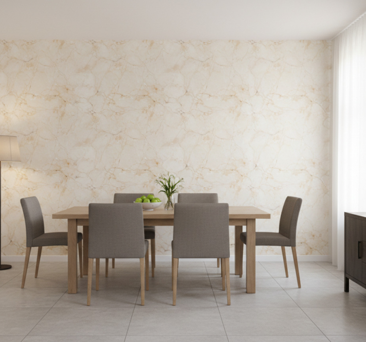 Marble wallpaper white classic marble effect - TenStickers
