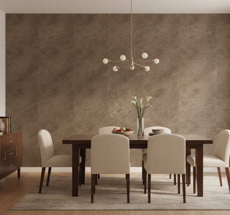 Marble wallpaper with a brown elegant effect - TenStickers