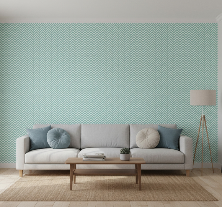 Modern wallpaper geometric arrow design - TenStickers
