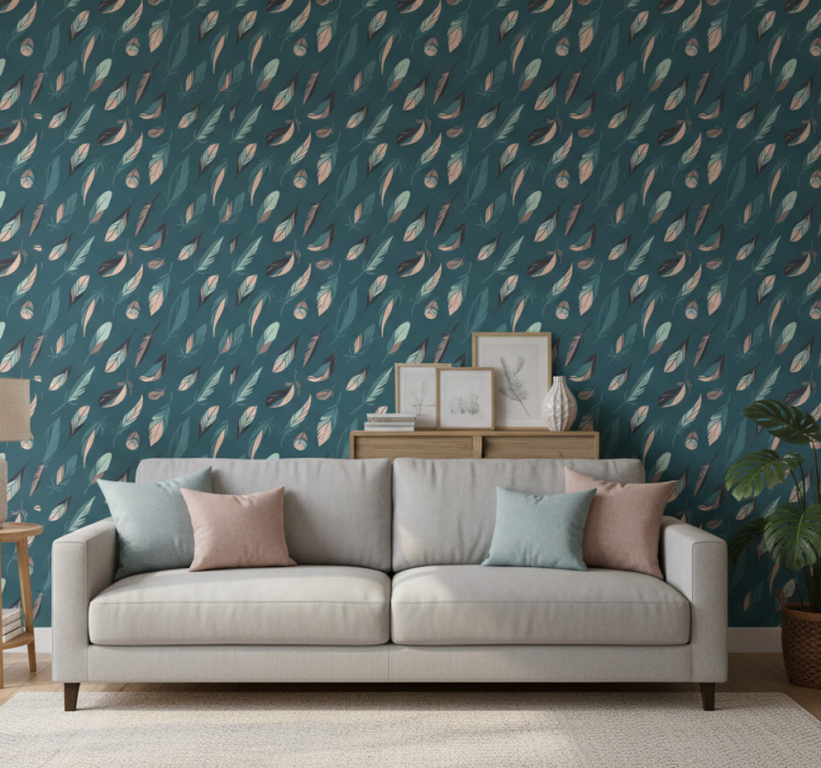 Modern wallpaper hand-drawn vintage design - TenStickers