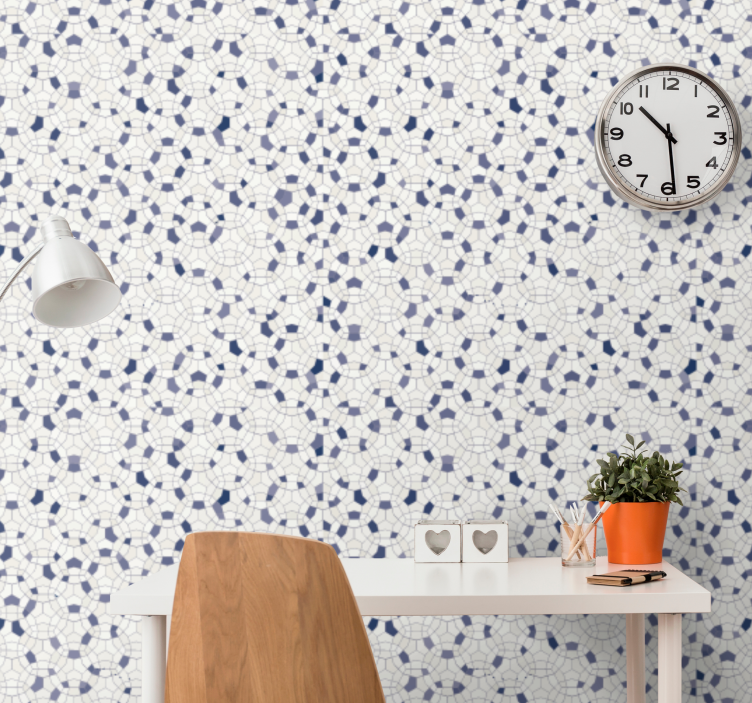 Mosaic Tessellation geometric wallpaper - TenStickers