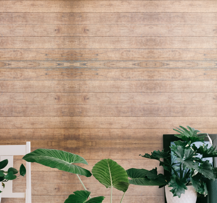 Natural rustic motif wood effect  wallpaper - TenStickers