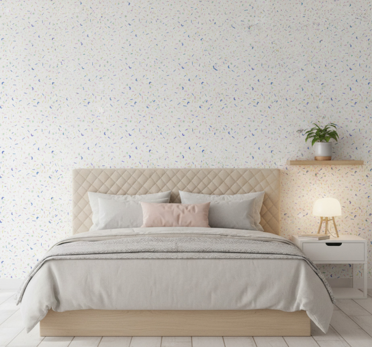 Nordic wallpaper colorful sprinkles design - TenStickers