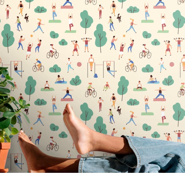 Outdoor Activities nature wallpaper - TenStickers