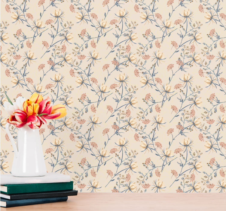 "Paradise row" Classic wallpaper - TenStickers