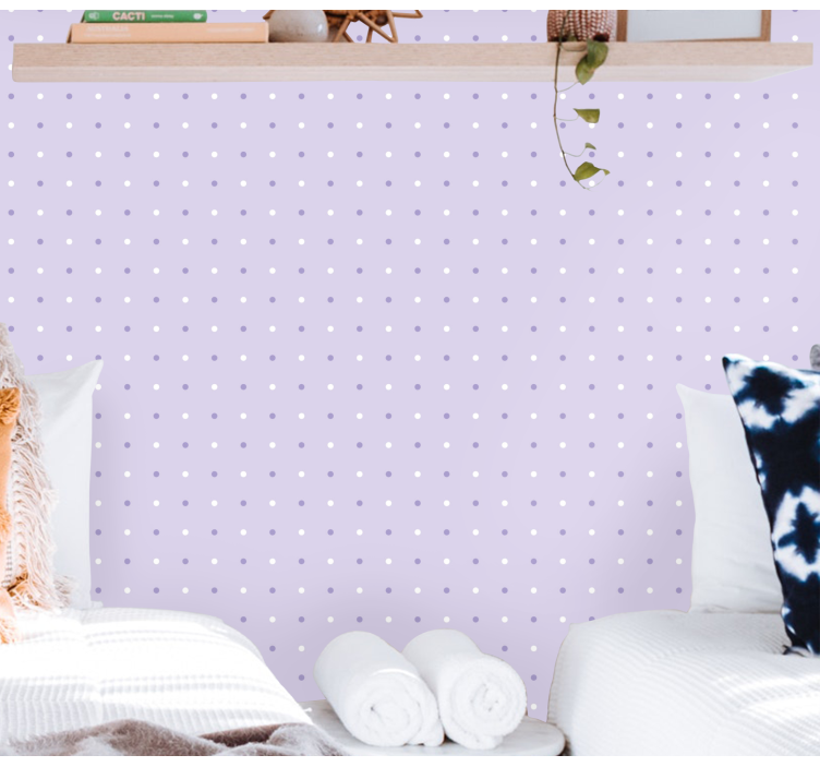 Polka dot wallpaper polka dotted pattern - TenStickers