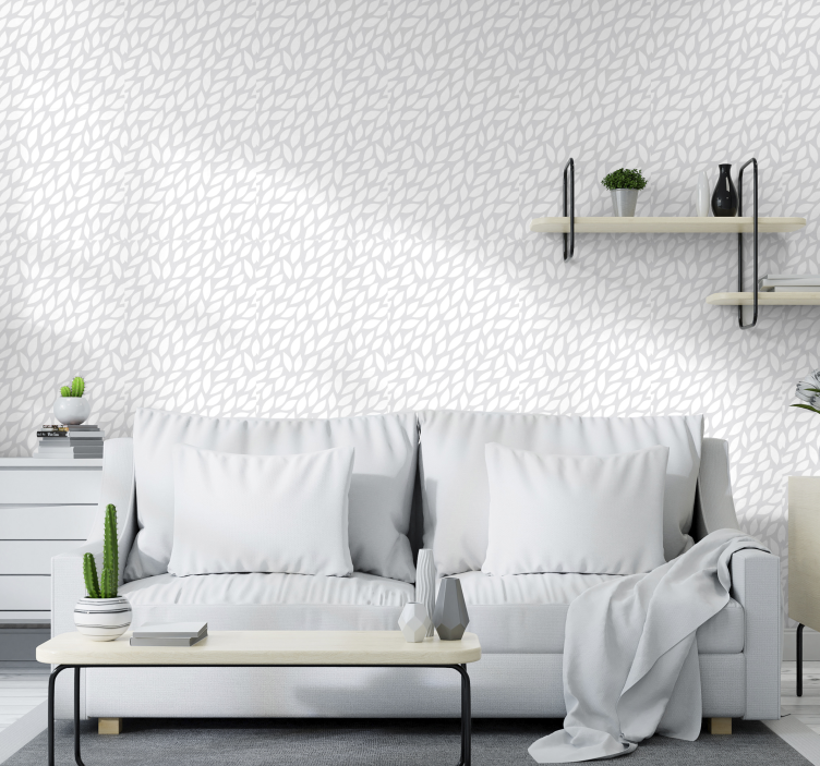 Seamless flower pattern Ornamental Wallpaper - TenStickers
