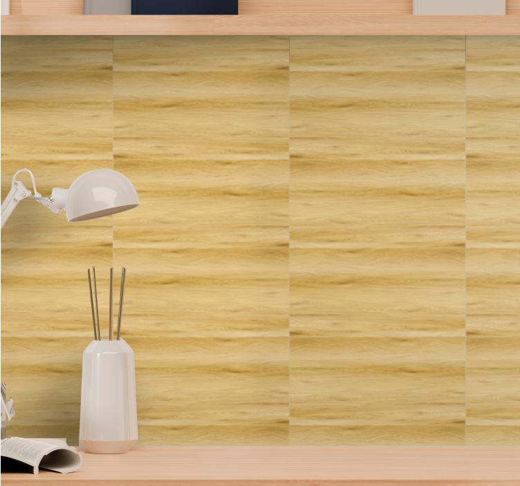 Sleek Woodgrain wood effect  wallpaper - TenStickers