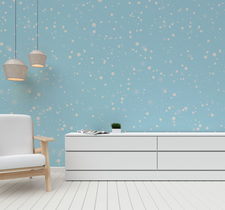 Speckled Pattern polka dot wallpaper - TenStickers