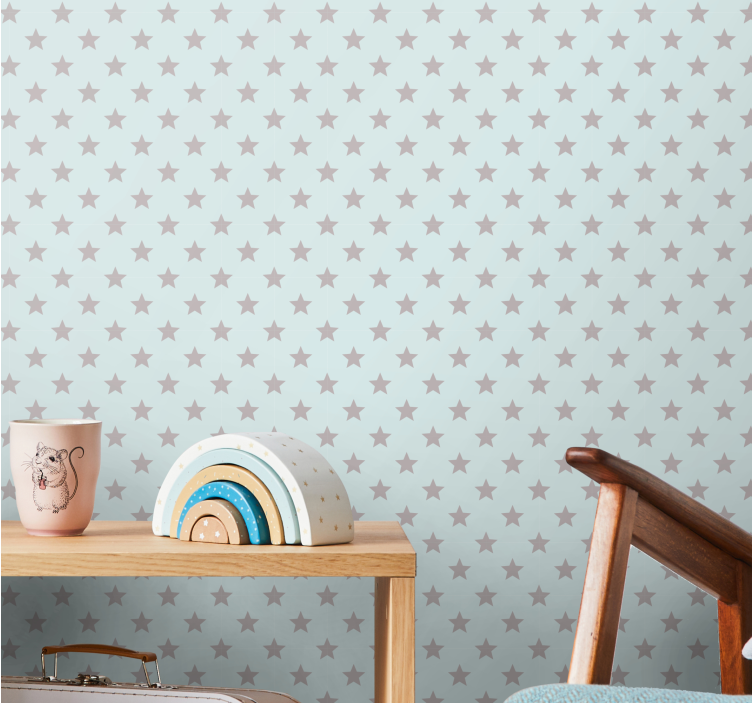 Star wallpaper with star design - TenStickers