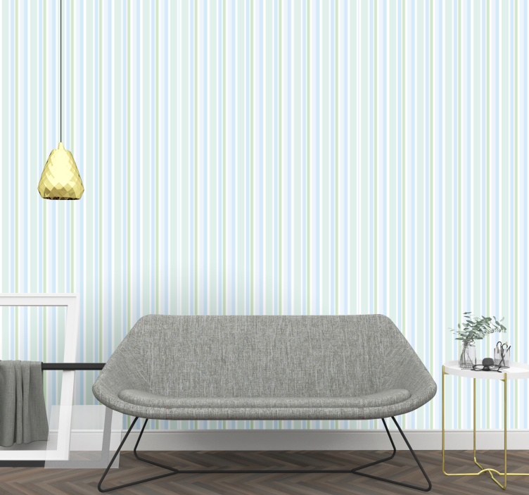 Gentle Stripe Unity vertical stripe wallpaper - TenStickers