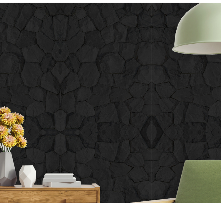 Textured Rock stone wallpaper - TenStickers