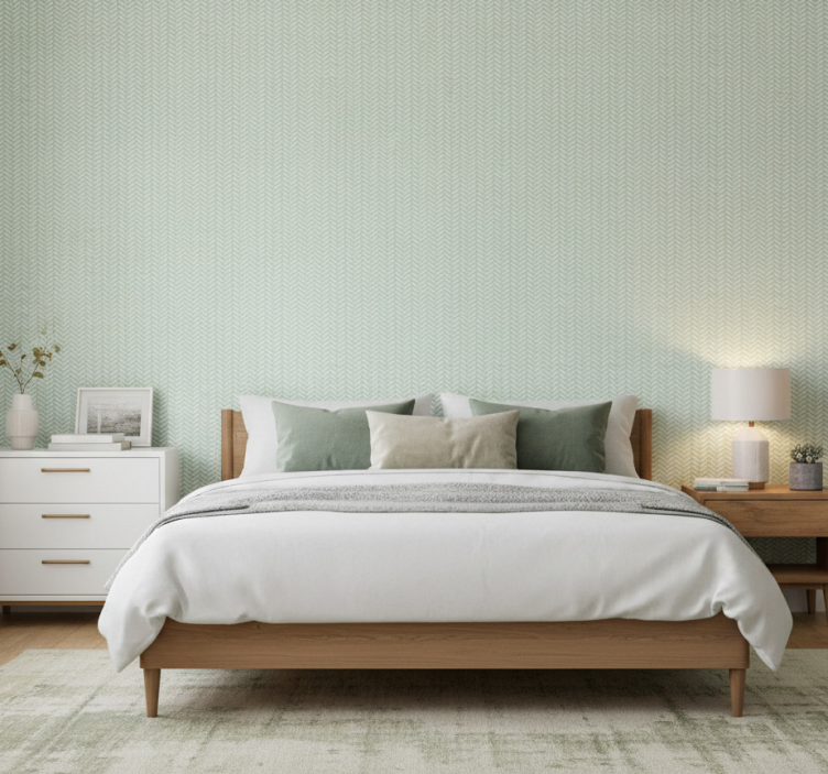 Textured wallpaper green carpet style texture - TenStickers