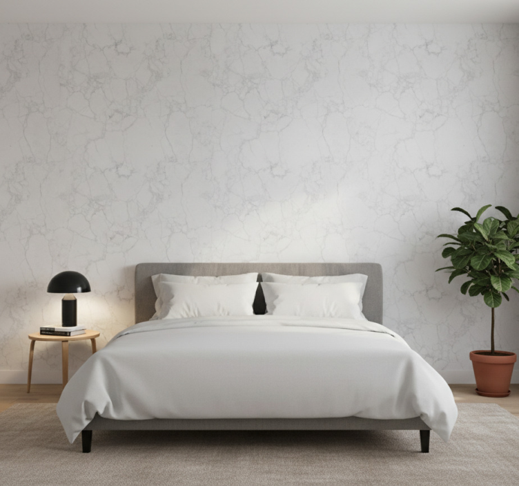 Textured wallpaper grey marble effect design - TenStickers
