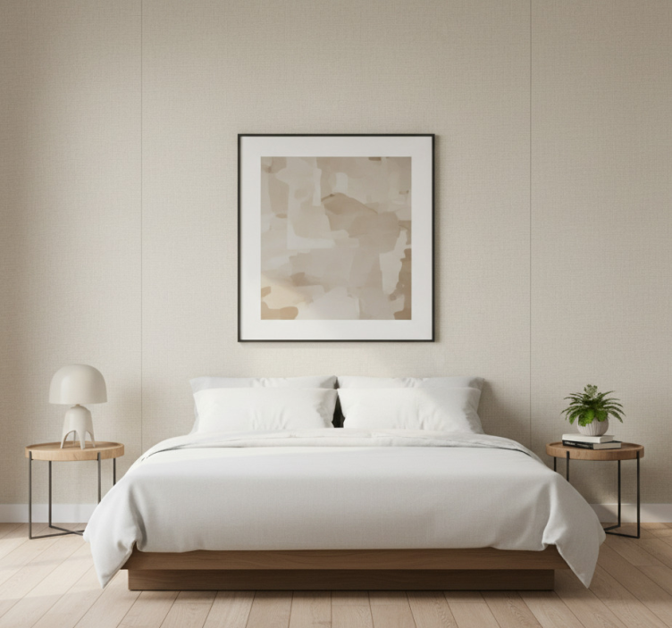 Textured wallpaper soft fabric design - TenStickers