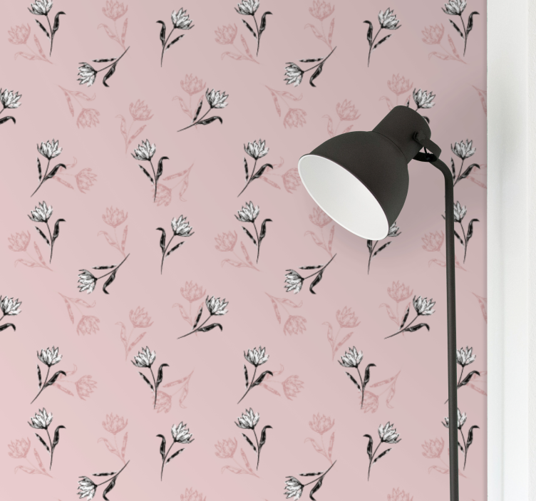 Timeless Floral Elegance flower wallpaper - TenStickers