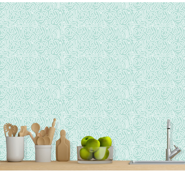 Trend with light design kitchen wallpaper - TenStickers
