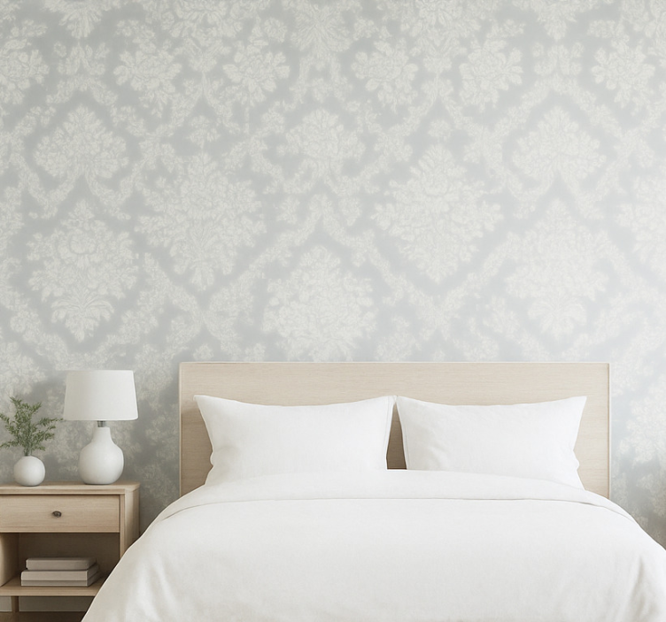 Vintage style master bedroom wallpaper - TenStickers