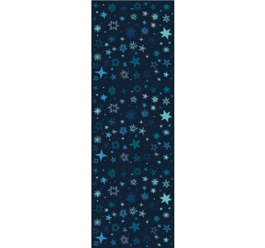 Blue night scene star wallpaper - TenStickers