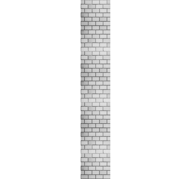 Classic grey motif brick Wallpaper - TenStickers